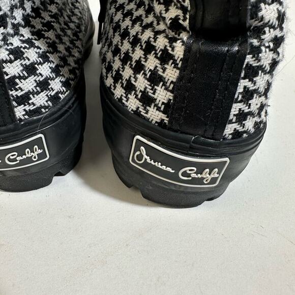 Jessica Carlyle Herringbone High Top Sneakers - Picture 8 of 11